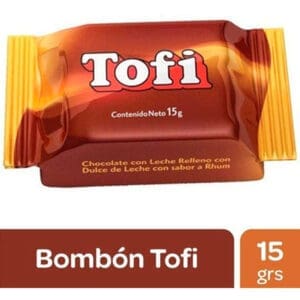 Tofi - Bombon Relleno Dulce de Leche 15gr