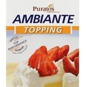 Crema Vegetal Decoración Rendidora 1lt Puratos Ambiante