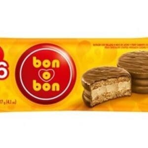Bon o Bon - Mini Alfajor Negro Pack de 6 Unidades 117gr