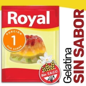 Royal - Gelatina Sin Sabor 14gr - 8 Sobres