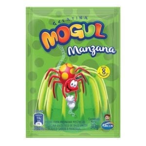 Mogul - Gelatina Manzana 30gr - 6 Sobres
