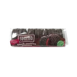 Successo - Galletitas Veganas Black Cookies Rellenas con Frutos Rojos 110gr