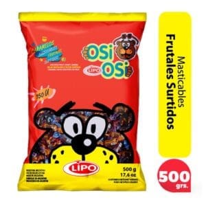 Lipo - Caramelos Masticables Frutales Surtidos Osi-Osi 500gr
