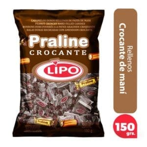 Lipo - Caramelos Duros Crocante de Maní Praline 150gr