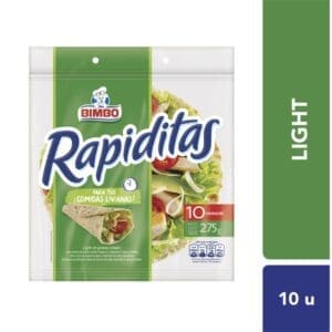 Bimbo - Rapiditas Light 275gr - 10 Unidades