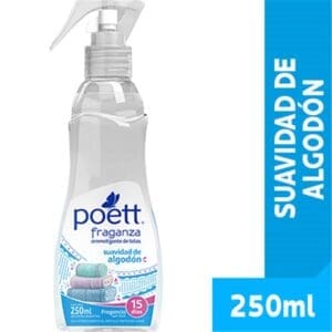 Perfume para Ropa POETT Algodón Botella con Gatillo 250ml