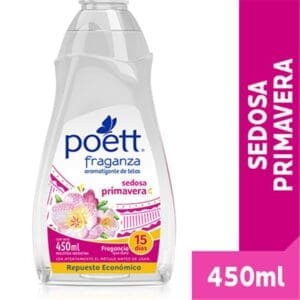 Perfume para Ropa POETT Sedosa Primavera Botella 450ml