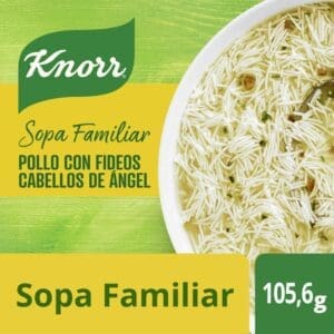 Knorr - Sopa Familiar Pollo con Cabello de Angel 5 Porciones 105,6gr