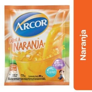 Arcor - Jugo en Polvo Naranja Sobre 20gr