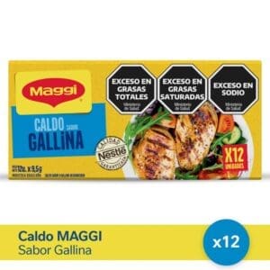 Maggi - Caldo de Gallina 12 Unidades por - Caja 114gr