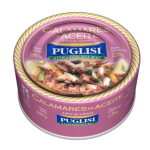 Puglisi - Cazuela de Calamares Lata 180gr - 3 Unidades