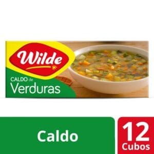Wilde - Caldo de Verduras 12 Unidades por - Caja 114gr
