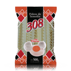 308 - Fideos Secos Cinta Argentina Al Huevo - 2 Unidades