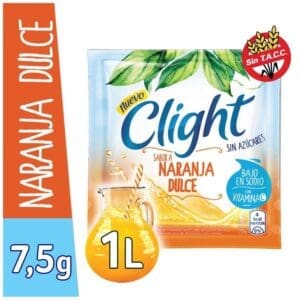 Clight - Jugo en Polvo Naranja Dulce Light Sobre 7,5gr