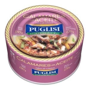 Puglisi - Calamares en aceite Lata 170gr - 3 Unidades