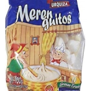 Merengue Mediano - 20 100gr Blanco Urquiza Reposteria - 3 bolsas