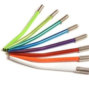 40 Bombillas con Resorte Surtidas en Colores