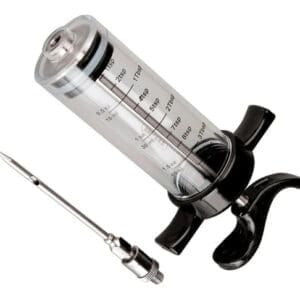 Jeringa Inyector de Adobo condimentos Marinar Carnes Pollo Locos el Asado