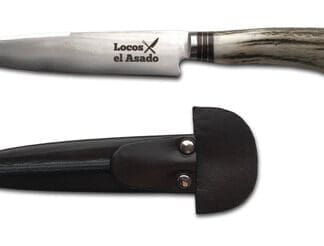 Cuchillo Asado Parrillero Cabo Ciervo 14cm Locos el Asado