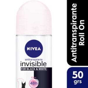 Nivea - Desodorante Femenino Roll-on Invisible Black/White 50ml