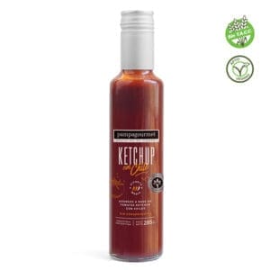 PAMPAGOURMET Salsa para Carne Super Premium Ketchup con Chile 300gr