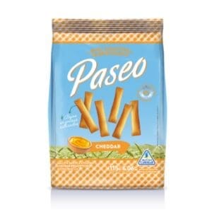 Paseo - Snack Mini Chatitas Cheddar 115gr - 3 Unidades