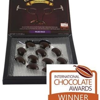 La Goulue - Chocolate Semiamargo Caja - 12 bombones 60gr rellenos de Malbec dulce