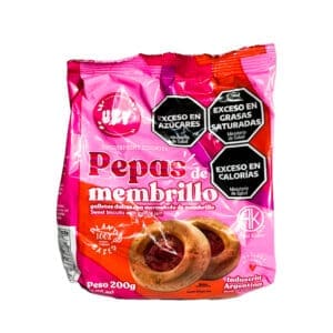 Un Rincon Vegano - Pepas Veganas de Vainilla con Mermelada de Membrillo 200gr