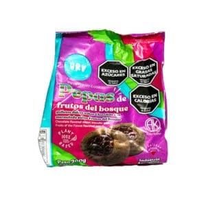 Un Rincon Vegano - Pepas de Chocolate con Mermelada de Frutos Del Bosque - 200gr