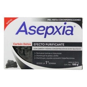 Asepxia - Jabon Carbon Deto100gr