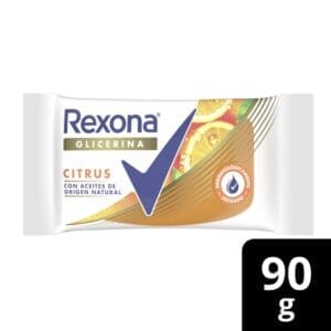 Rexona - Jabón Glicerina Citrus 90gr - 3 Unidades