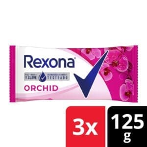 Rexona - Jabon Orchid Fresh - 125gr - 3 Unidades
