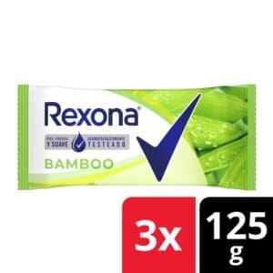 Rexona - Jabon Bamboo - 125gr - 3 Unidades