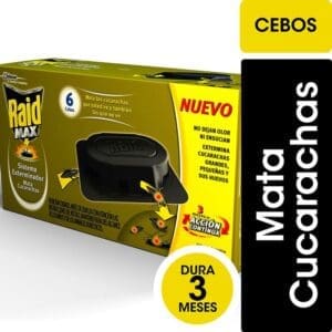 Raid - Insecticida Mata Cucarachas Cebo Exterminador - 6 Unidades