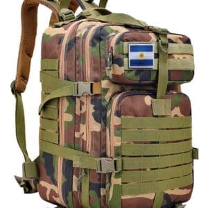Mochila Tactica Militar Camping 40lts Bandera Argentina