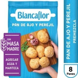 Blancaflor - Premezclas Pan de Ajo y Perejil con Masa Madre 300gr - 3 Unidades