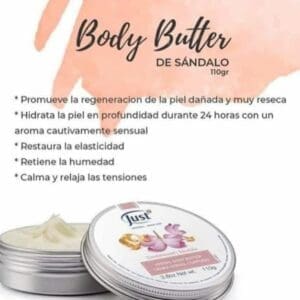 JUST - Cuidado Del Cuerpo - Body Butter de Sándalo 110gr