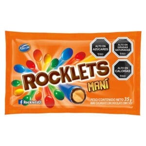 Rocklets - confites de Maní Bañados en Chocolate 40gr