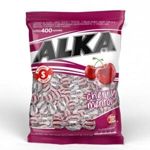 ALKA - Caramelos Cherry Mentol 800gr