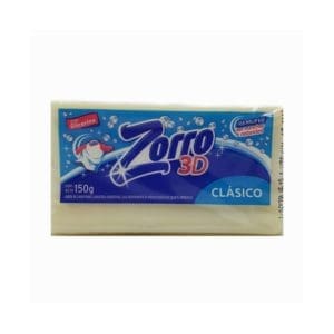 Zorro - Jabón en Barra de Pan 150gr - 2 Unidades