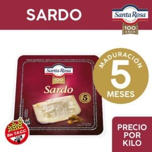 Queso Sardo Santa Rosa Paquete 250/350gr