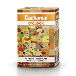 Cachamai - Té Negro, Chocolate, Vainilla y Naranja Caja 20 SAquítos