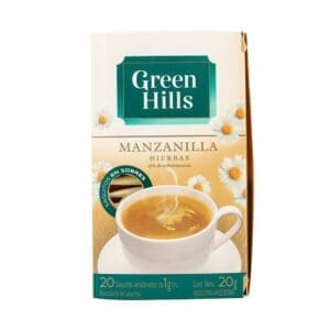 Green Hills - Té Manzanilla - 20 Unidades