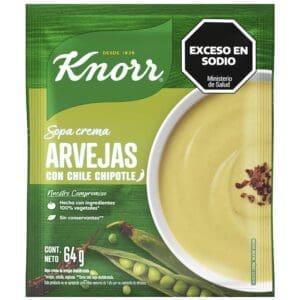 Knorr - Sopa Crema de Arvejas con Chile Chipotle 64gr