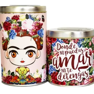 Frida Kahlo - Combo Yerberas Azucareras Latas de Cuero