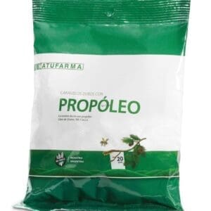 Caramelos de Propoleo Bucofaringeo Natufarma - 20 Unidades