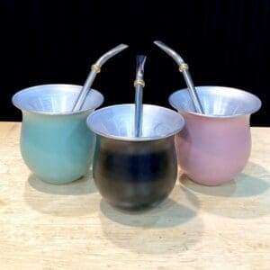 Mate de Aluminio Satinado