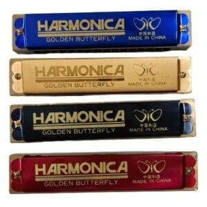 Armonica Golden Butterfly con Estuche - Colores Surtidos