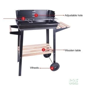 Parrilla Portatil a Carbon Alpaca