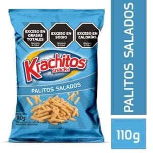 Krachitos - Palitos Salados 110gr - 12 Unidades